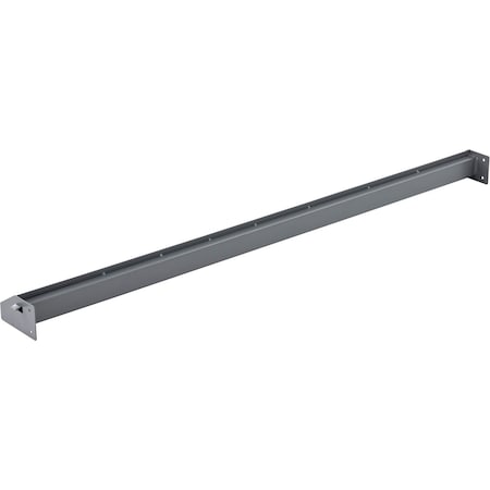 Global Industrial 60inW Bin Rail- Gray 606942GY